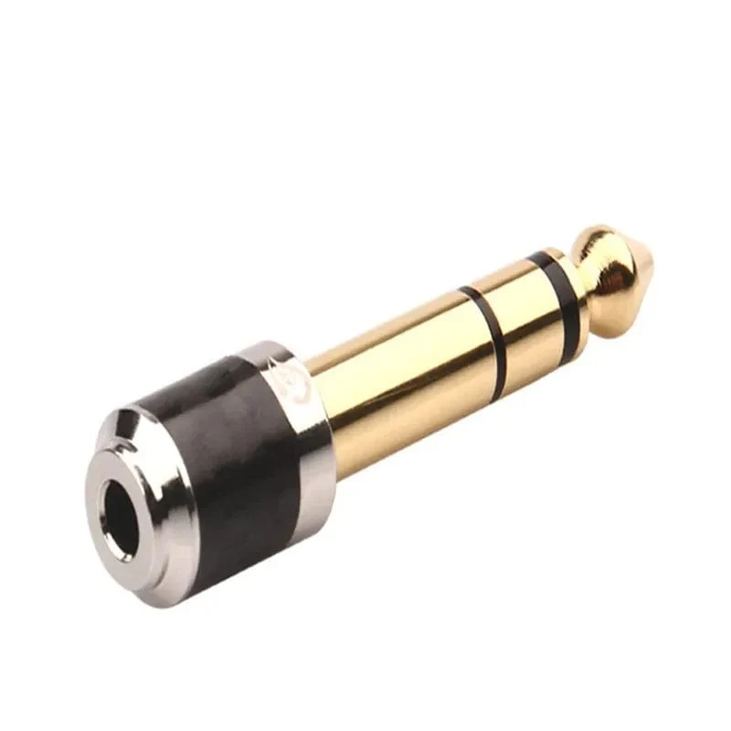 3.5 zu 6.35 Adapter Audio Konverter 1/4 "1/8" Männlich Weiblich Anschlüsse 6.5mm zu 3.5mm Jack Kopfhörer Verbraucher Elektronik