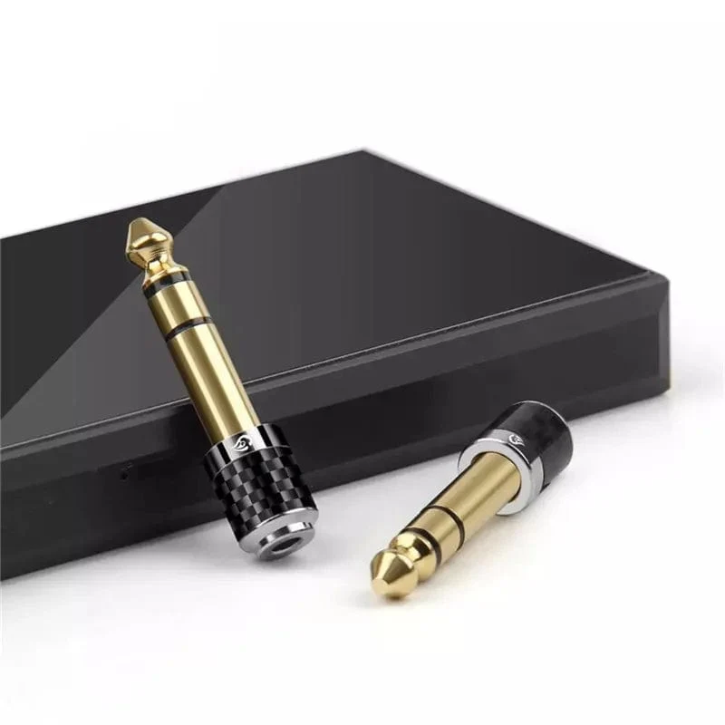 3.5 zu 6.35 Adapter Audio Konverter 1/4 "1/8" Männlich Weiblich Anschlüsse 6.5mm zu 3.5mm Jack Kopfhörer Verbraucher Elektronik