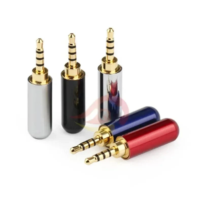 Großhandel Jack 2 5 mm Kopfhörerstecker 4-poliger Audio-2.5-mm-Anschluss Unterhaltungselektronik DIY Upgraded Kopfhörerkabel Metalllegierung