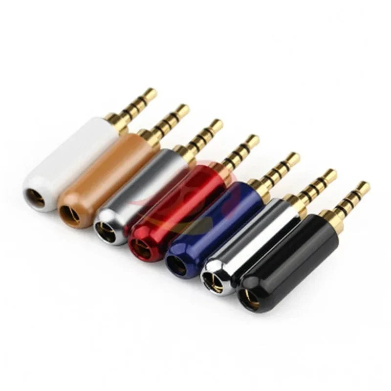 Großhandel Jack 2 5 mm Kopfhörerstecker 4-poliger Audio-2.5-mm-Anschluss Unterhaltungselektronik DIY Upgraded Kopfhörerkabel Metalllegierung