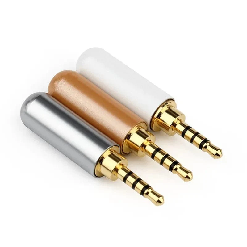 Großhandel Jack 2 5 mm Kopfhörerstecker 4-poliger Audio-2.5-mm-Anschluss Unterhaltungselektronik DIY Upgraded Kopfhörerkabel Metalllegierung