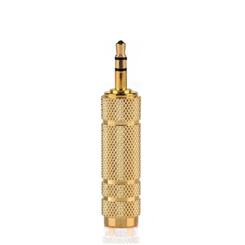 Jack 3.5mm zu 6.5mm Audio Adapter 3 Pole AUX Konverter 6.35 zu 3.5 Adaptador Männlich Weamale Stecker Verbraucher Elektronik