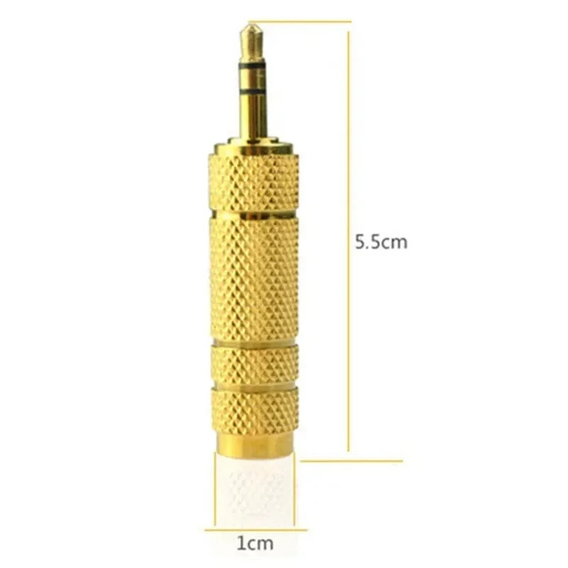 Jack 3.5mm zu 6.5mm Audio Adapter 3 Pole AUX Konverter 6.35 zu 3.5 Adaptador Männlich Weamale Stecker Verbraucher Elektronik