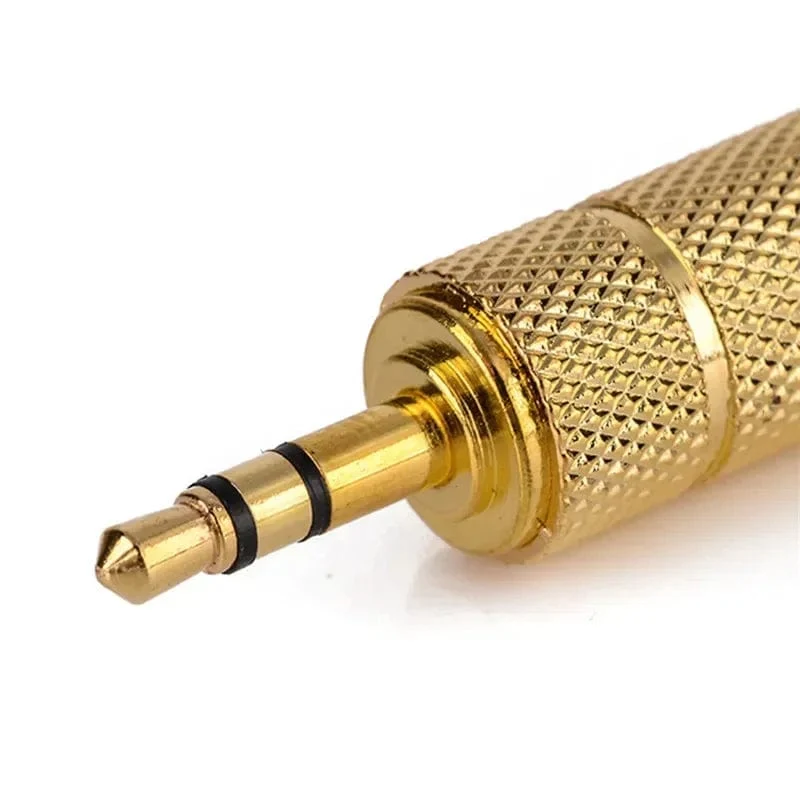 Jack 3.5mm zu 6.5mm Audio Adapter 3 Pole AUX Konverter 6.35 zu 3.5 Adaptador Männlich Weamale Stecker Verbraucher Elektronik