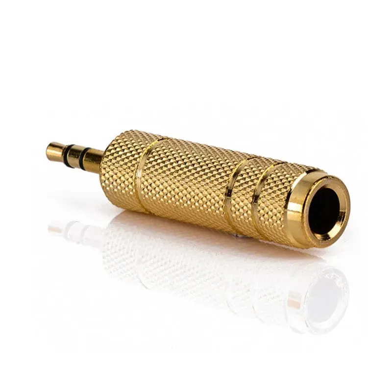 Jack 3.5mm zu 6.5mm Audio Adapter 3 Pole AUX Konverter 6.35 zu 3.5 Adaptador Männlich Weamale Stecker Verbraucher Elektronik