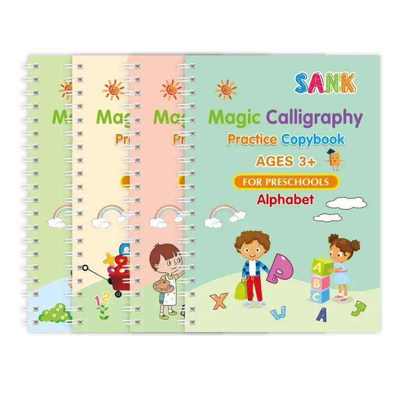 Wiederverwendbares Copybook, Zeichenspielzeug für Kinder, Montessori-Stiftkontrolle, Training, Schreiben, Aufkleber, Lernen, pädagogisches Spielzeug, Kindergeschenk