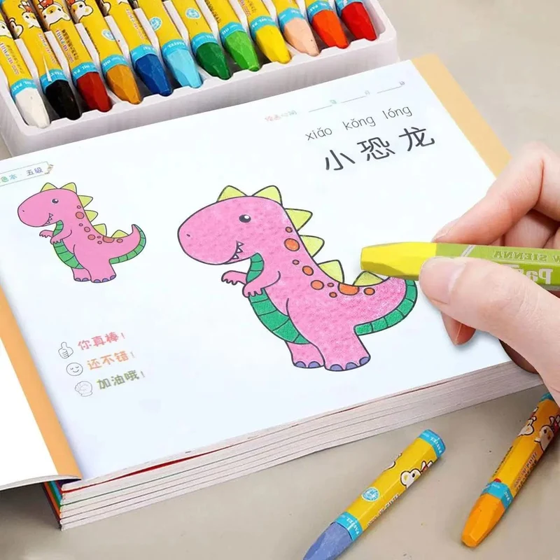 48 Seiten Malbücher für Kinder Lustiges Zeichenbuch Vorschulerziehung Schreibwaren Spielzeug Schritt-für-Schritt-Malen Babygeschenk