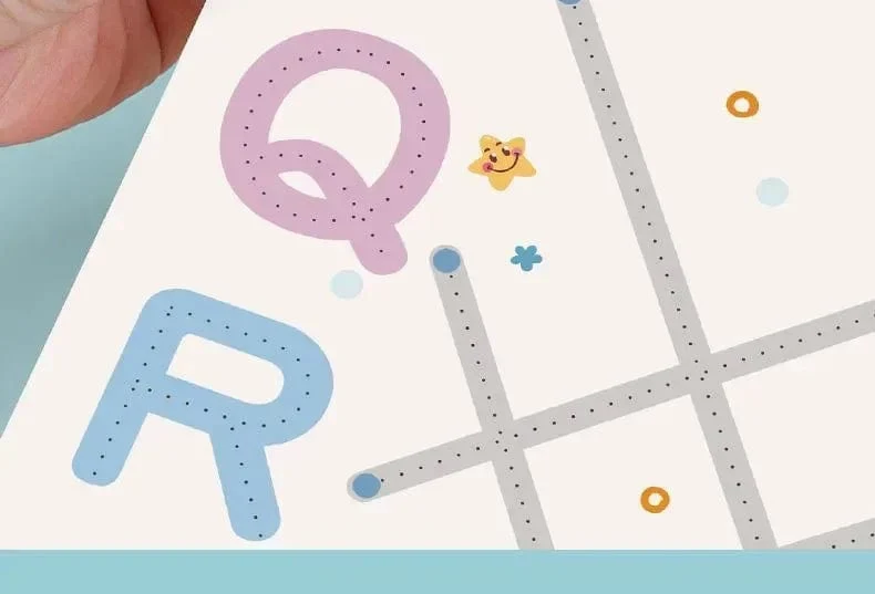 Magisches Nachzeichner-Arbeitsbuch, pädagogische Montessori-Bücher für Kinder, Training der Stiftkontrolle, wiederverwendbares Kalligraphie-Heft für Kinder