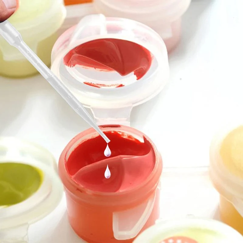 50 Stück Laborpipetten aus Kunststoff, Einweg-Transfer-Pasteurpipetten, Make-up-Tools, Pipette, durchsichtiges Experimentierzubehör für das Labor