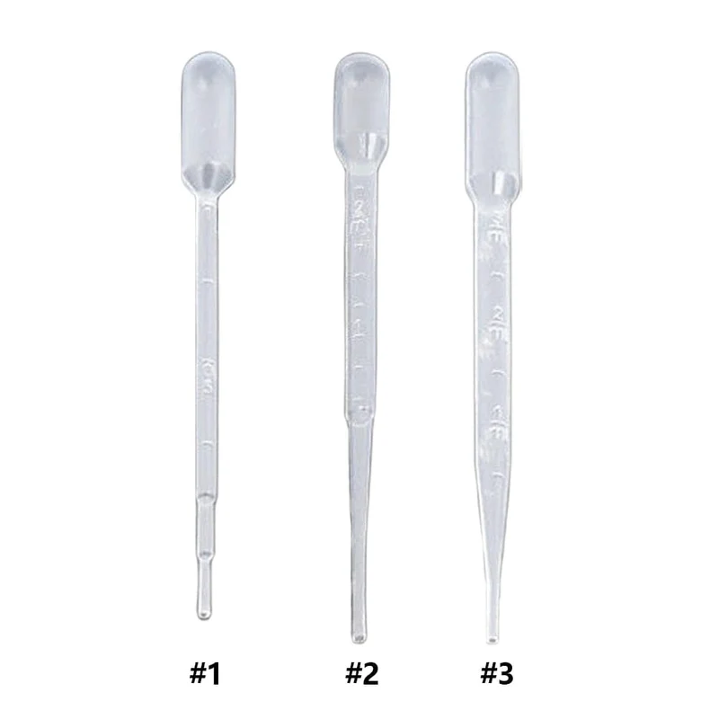 50 Stück Laborpipetten aus Kunststoff, Einweg-Transfer-Pasteurpipetten, Make-up-Tools, Pipette, durchsichtiges Experimentierzubehör für das Labor