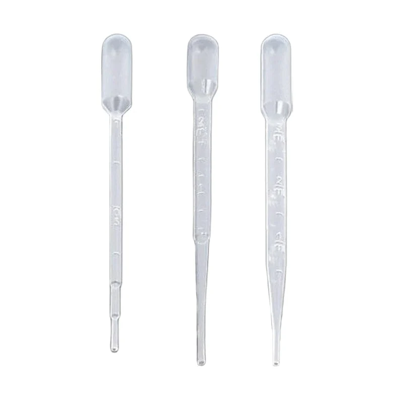 50 Stück Laborpipetten aus Kunststoff, Einweg-Transfer-Pasteurpipetten, Make-up-Tools, Pipette, durchsichtiges Experimentierzubehör für das Labor