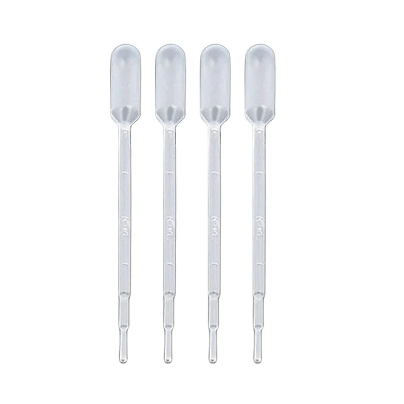 50 Stück Laborpipetten aus Kunststoff, Einweg-Transfer-Pasteurpipetten, Make-up-Tools, Pipette, durchsichtiges Experimentierzubehör für das Labor