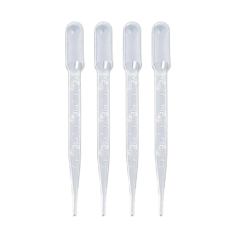 50 Stück Laborpipetten aus Kunststoff, Einweg-Transfer-Pasteurpipetten, Make-up-Tools, Pipette, durchsichtiges Experimentierzubehör für das Labor