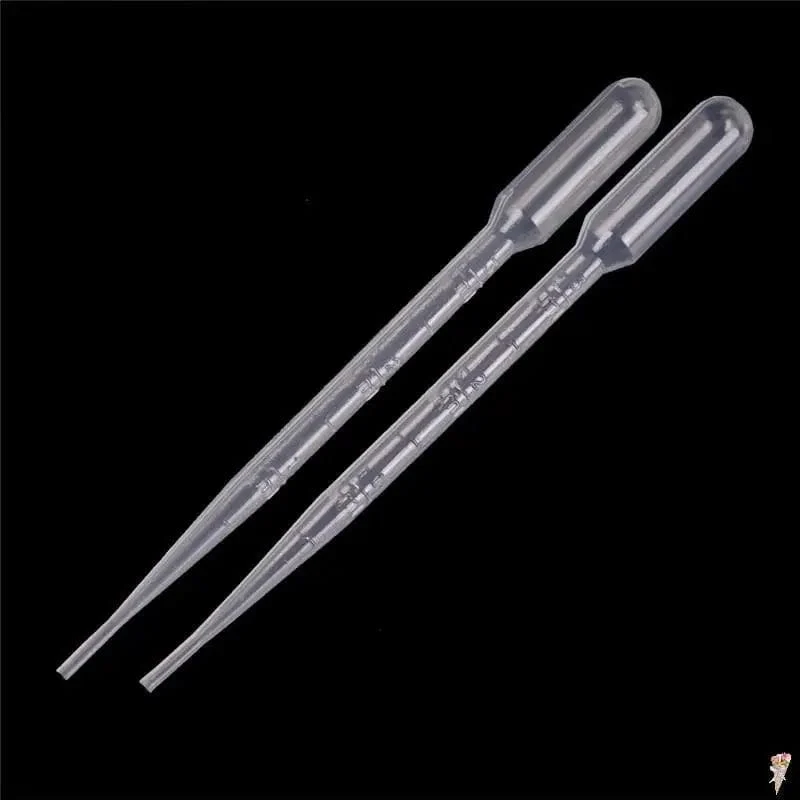 10/20 STK Transferpipetten 3 ml Transparente Kunststoffpipetten Einweg Sichere Augenpipette Transfer Messpipetten Laborbedarf