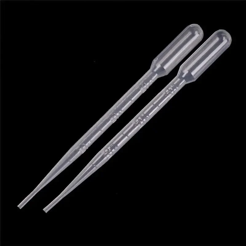 10/20 STK Transferpipetten 3 ml Transparente Kunststoffpipetten Einweg Sichere Augenpipette Transfer Messpipetten Laborbedarf