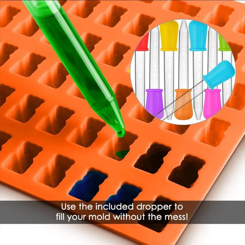 5ml kleine Silikon-Kunststoff-Pipette Dropper Fütterung Medizin Flüssigkeit Auge Ohr Pipette Dropper Schule Labor Experiment liefert