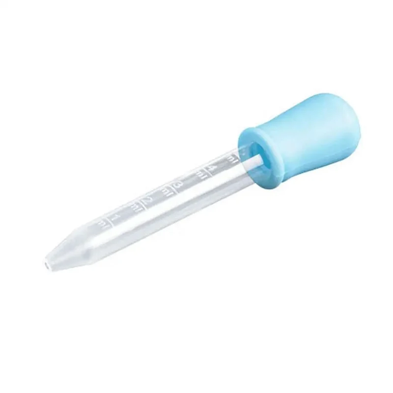 5ml kleine Silikon-Kunststoff-Pipette Dropper Fütterung Medizin Flüssigkeit Auge Ohr Pipette Dropper Schule Labor Experiment liefert