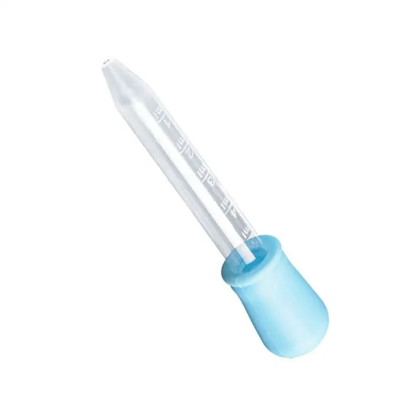5ml kleine Silikon-Kunststoff-Pipette Dropper Fütterung Medizin Flüssigkeit Auge Ohr Pipette Dropper Schule Labor Experiment liefert