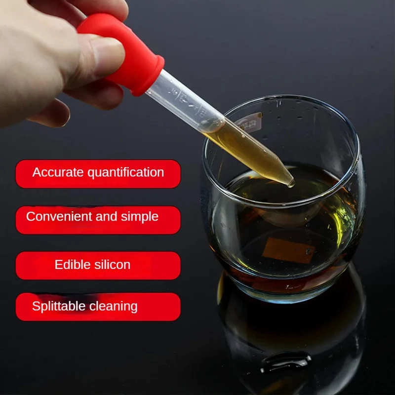 10 Teile/satz 5ml Silikon Kunststoff Pipette Schule Labor Experiment Liefert Dropper Fütterung Medizin Flüssigkeit Auge Ohr Pipette Dropper