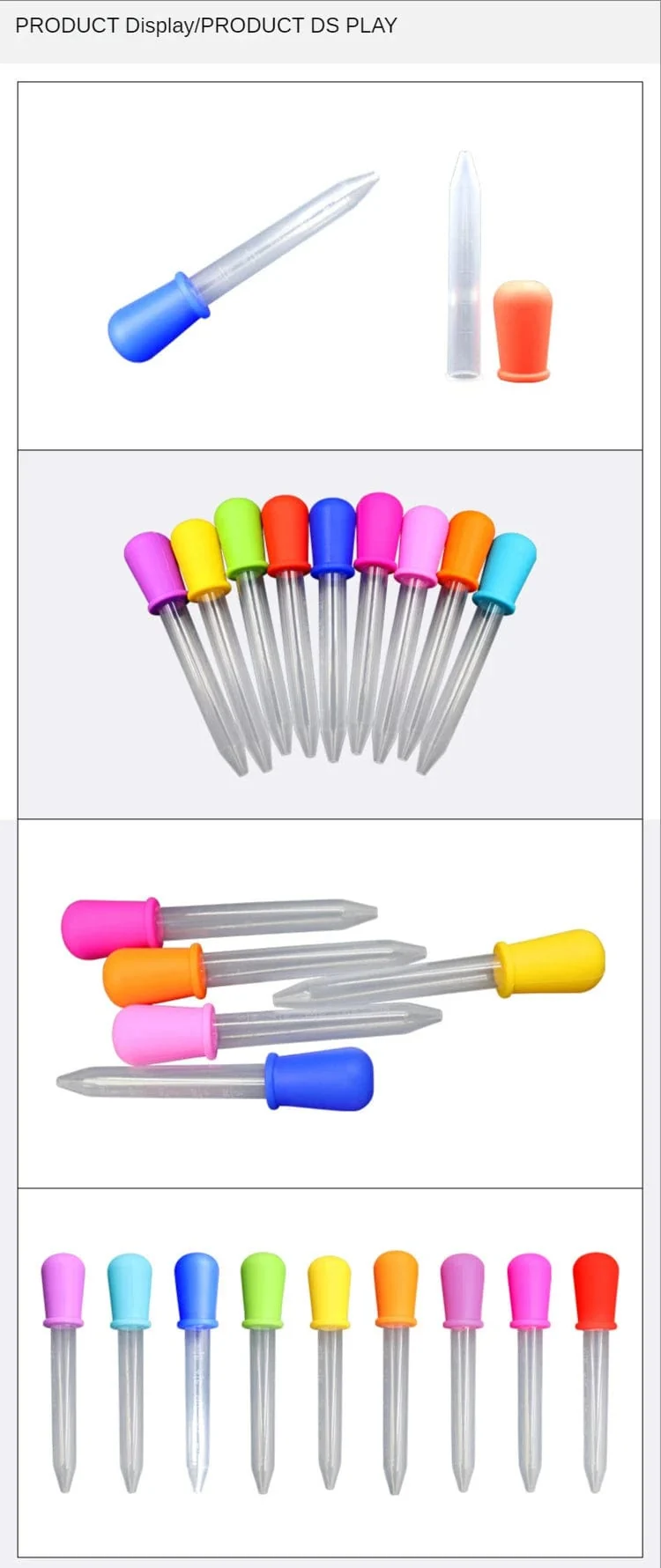 10 Teile/satz 5ml Silikon Kunststoff Pipette Schule Labor Experiment Liefert Dropper Fütterung Medizin Flüssigkeit Auge Ohr Pipette Dropper
