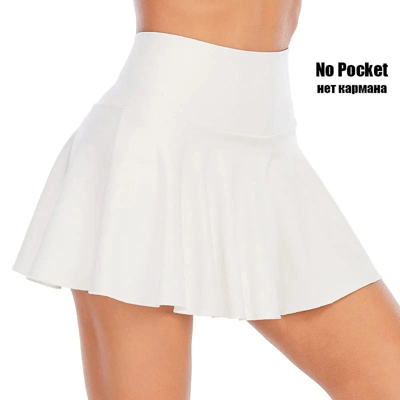 Cloud Hide Tennisröcke für Damen, Sport, Golf, Faltenrock, Fitness-Shorts, hohe Taille, sportlich, schnelltrocknend, Laufshorts, Sport-Skort