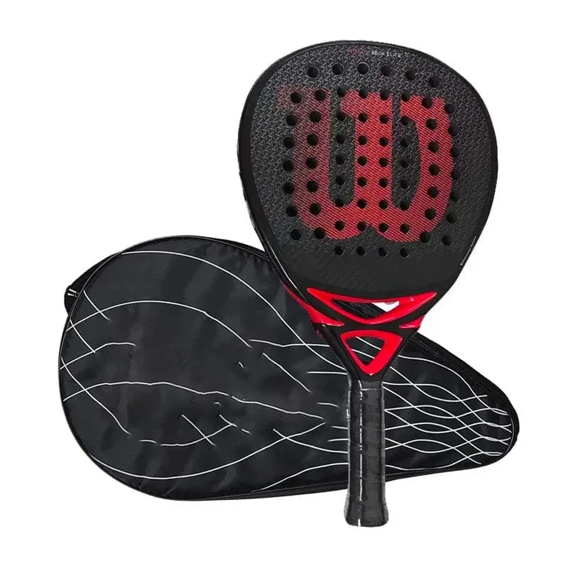 2024 Neuer Pala Padel Paddle-Tennisschläger mit weicher Oberfläche, Kohlefaser, weiche EVA-Oberfläche, Sportschläger für den Außenbereich