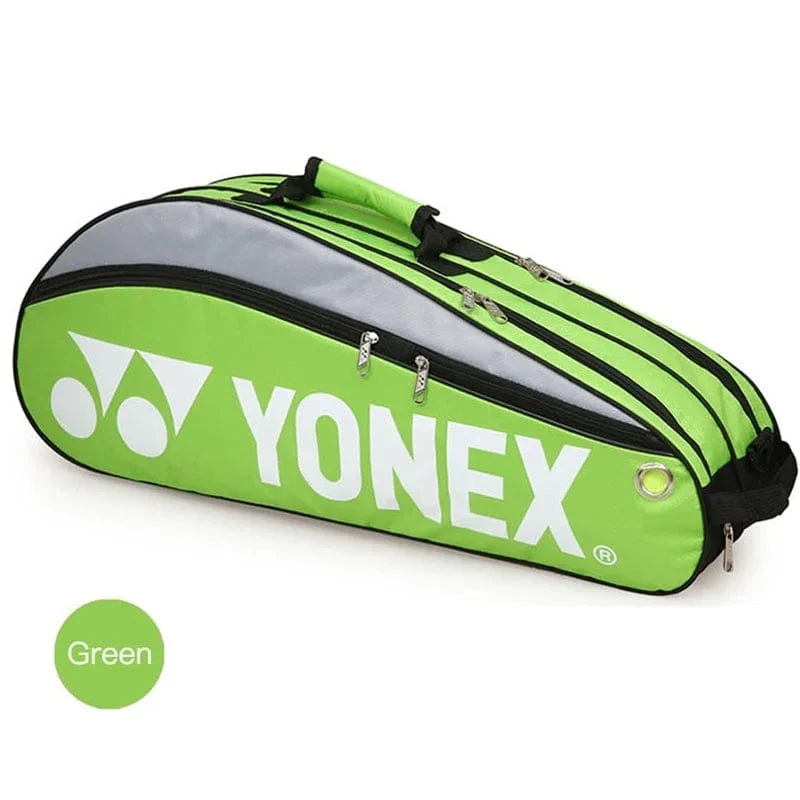 YONEX Original Badminton-Tasche für maximal 3 Schläger mit Schuhfach, Federball-Schläger-Sporttasche für Männer oder Frauen 9332bag