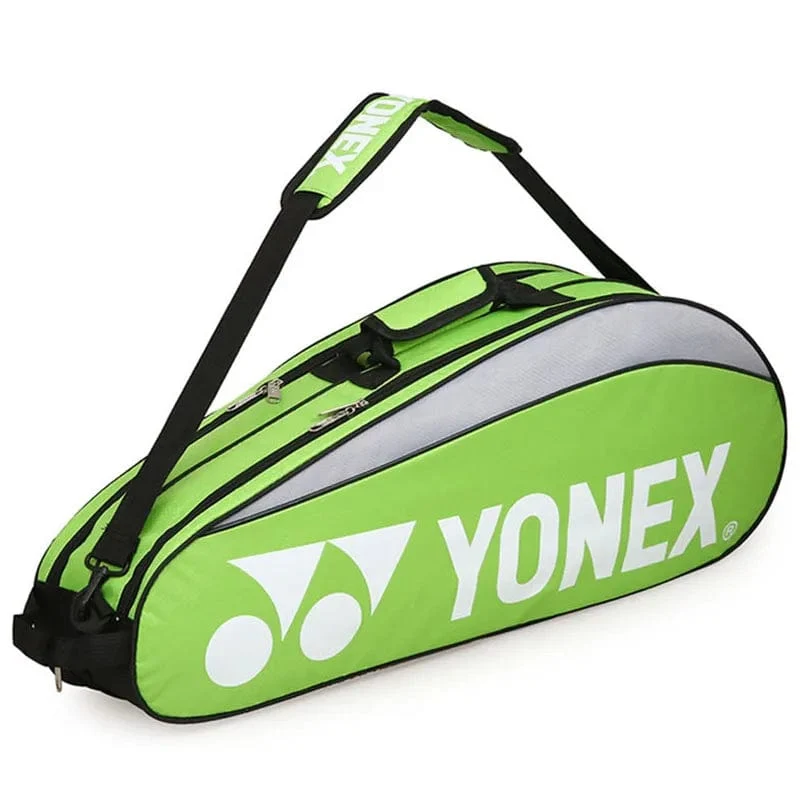 YONEX Original Badminton-Tasche für maximal 3 Schläger mit Schuhfach, Federball-Schläger-Sporttasche für Männer oder Frauen 9332bag