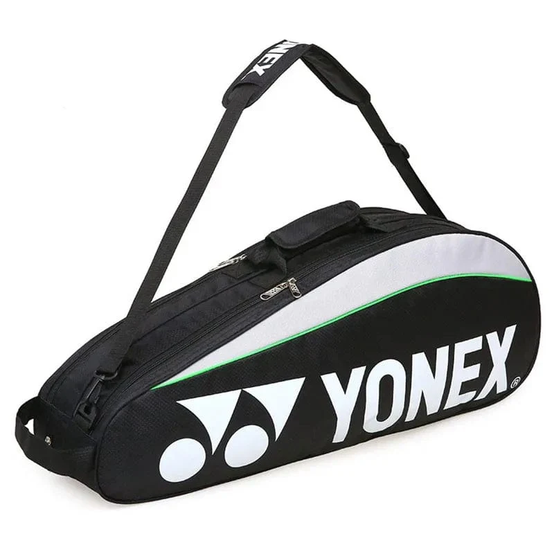 YONEX Original Badminton-Tasche für maximal 3 Schläger mit Schuhfach, Federball-Schläger-Sporttasche für Männer oder Frauen 9332bag