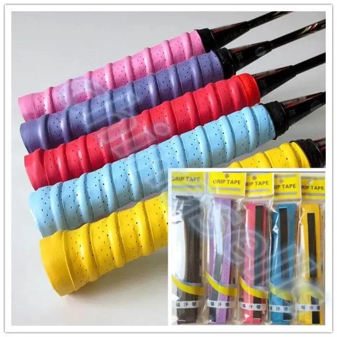 10 stücke Tennis Schläger Griffbänder Anti-skid Schweiß band Absorbiert Wraps Badminton Schläger OverGrip Angeln Skidproof Schweiß Band grip