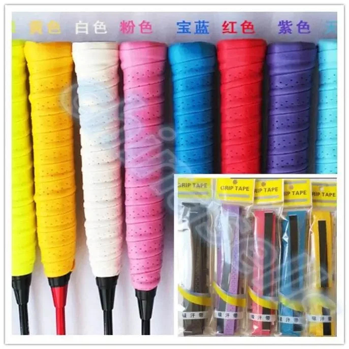 10 stücke Tennis Schläger Griffbänder Anti-skid Schweiß band Absorbiert Wraps Badminton Schläger OverGrip Angeln Skidproof Schweiß Band grip