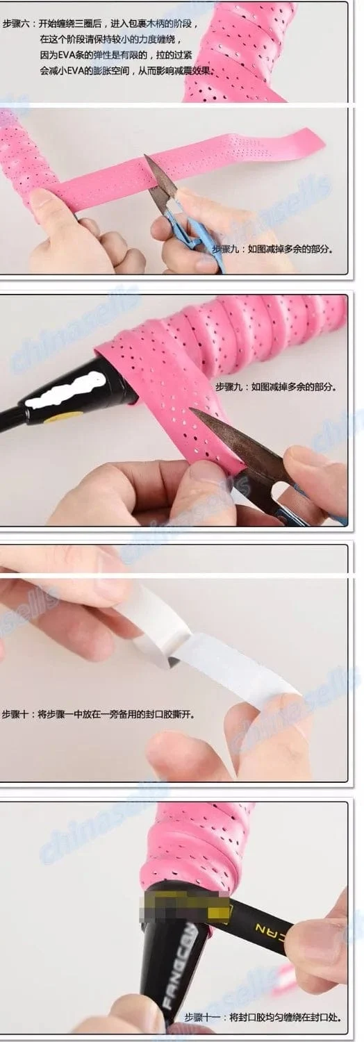 10 stücke Tennis Schläger Griffbänder Anti-skid Schweiß band Absorbiert Wraps Badminton Schläger OverGrip Angeln Skidproof Schweiß Band grip