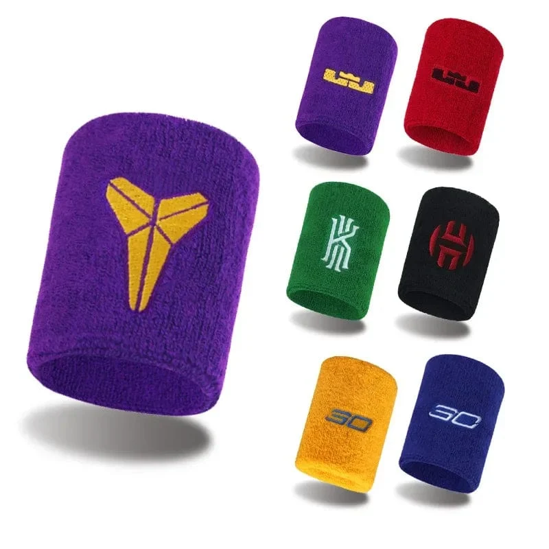 Professionelle Fitness-Armbänder Sport Schweißband Hand Band Schweiß Handgelenk Unterstützung Klammer Wraps Tennis Badminton Basketball Schutz