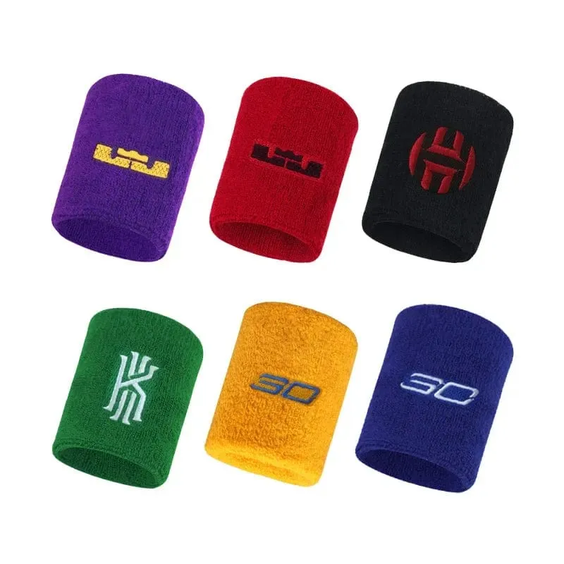 Professionelle Fitness-Armbänder Sport Schweißband Hand Band Schweiß Handgelenk Unterstützung Klammer Wraps Tennis Badminton Basketball Schutz