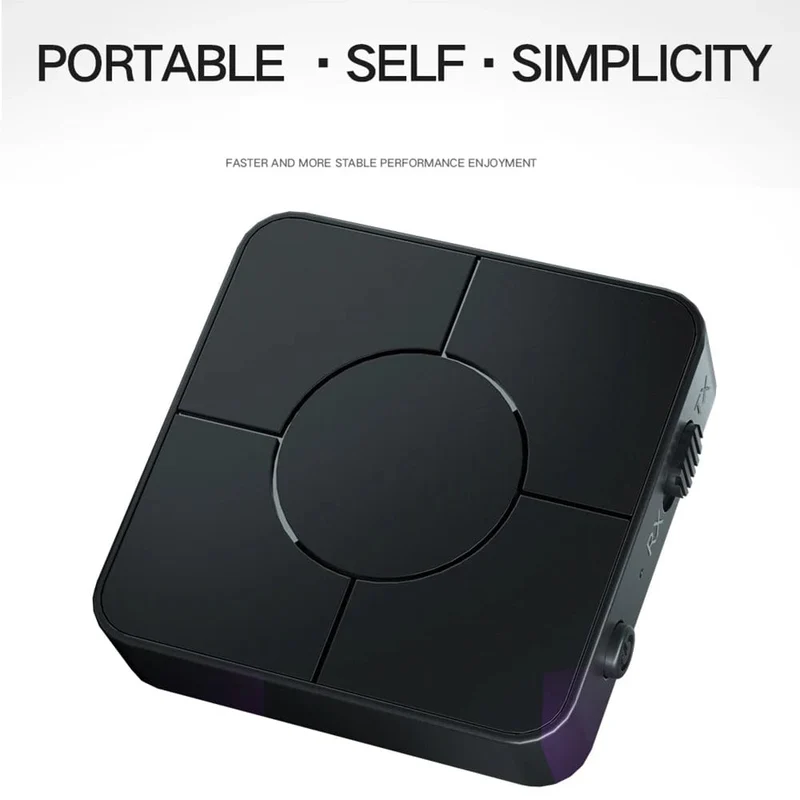 Audio Sender Empfänger Bluetooth-kompatibel 5.0 RCA Drahtlose Musik Audio Adapter mit Mic für PC TV Auto Intelligente System