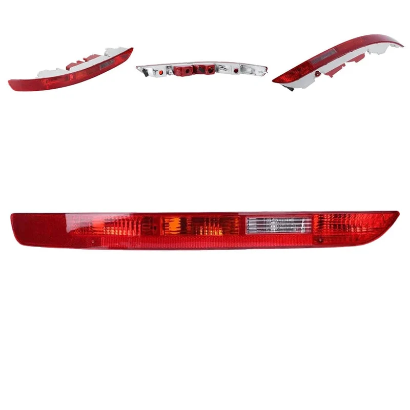 Heckstoßstangenleuchte, Nebelscheinwerfer, 4 Löcher, kompatibel mit Audi Q5 2009–2017, 8R0945096, 8R0945095 (ohne Kabelbaum)