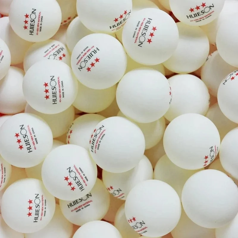 Huieson 30 50 100 Englisch Neue Material Tischtennis Bälle 3 Sterne 40 + ABS Kunststoff Ping Pong Bälle Tischtennis Training Bälle