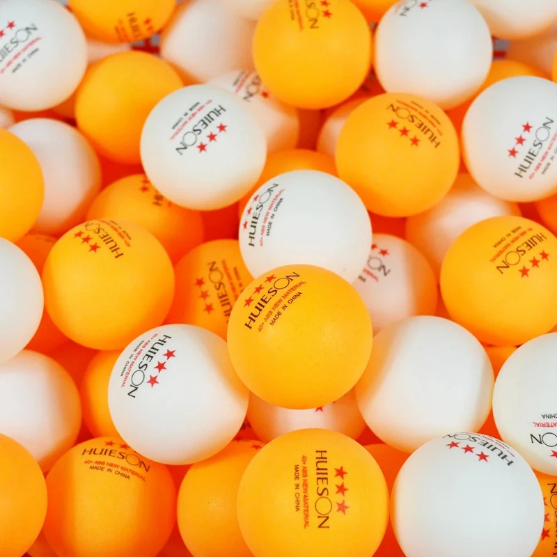 Huieson 30 50 100 Englisch Neue Material Tischtennis Bälle 3 Sterne 40 + ABS Kunststoff Ping Pong Bälle Tischtennis Training Bälle