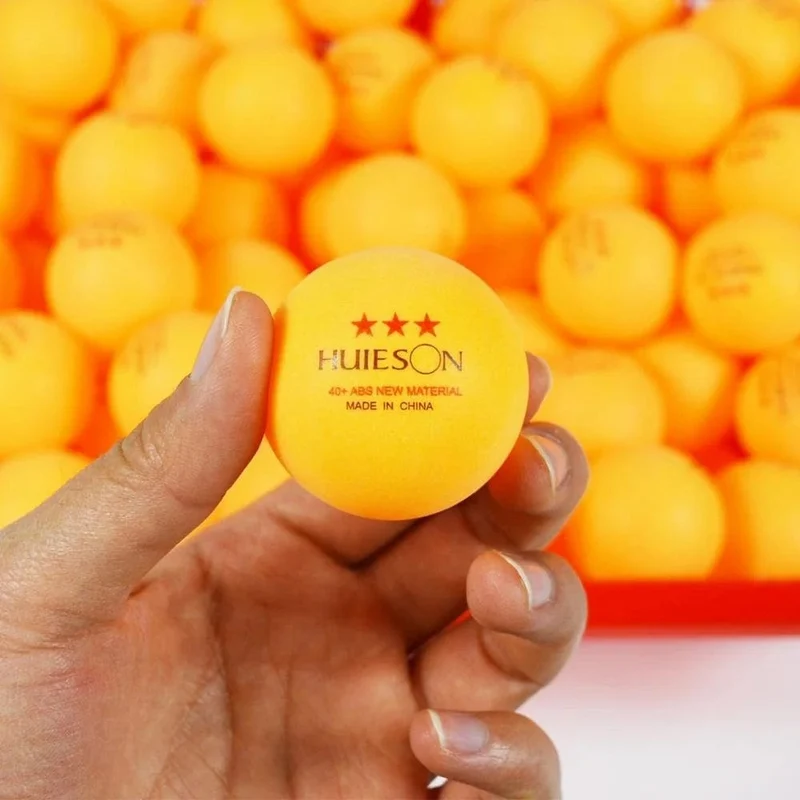 Huieson 30 50 100 Englisch Neue Material Tischtennis Bälle 3 Sterne 40 + ABS Kunststoff Ping Pong Bälle Tischtennis Training Bälle