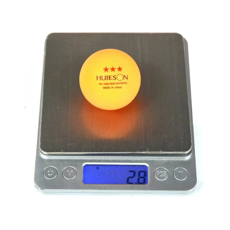 Huieson 30 50 100 Englisch Neue Material Tischtennis Bälle 3 Sterne 40 + ABS Kunststoff Ping Pong Bälle Tischtennis Training Bälle