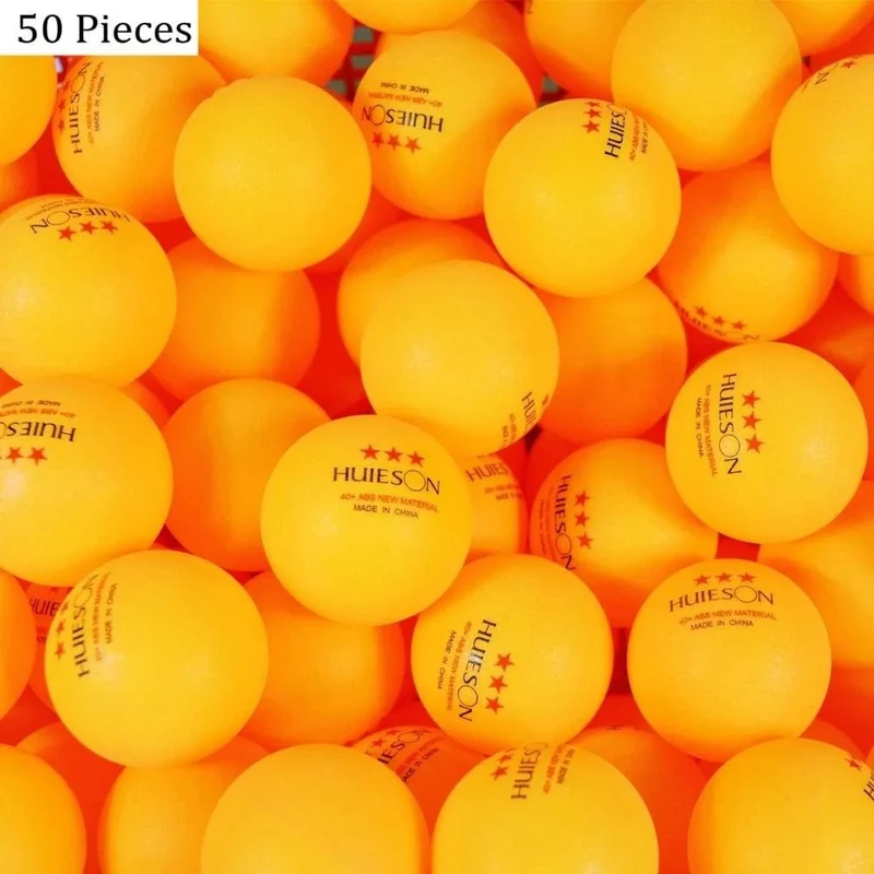 Huieson 30 50 100 Englisch Neue Material Tischtennis Bälle 3 Sterne 40 + ABS Kunststoff Ping Pong Bälle Tischtennis Training Bälle