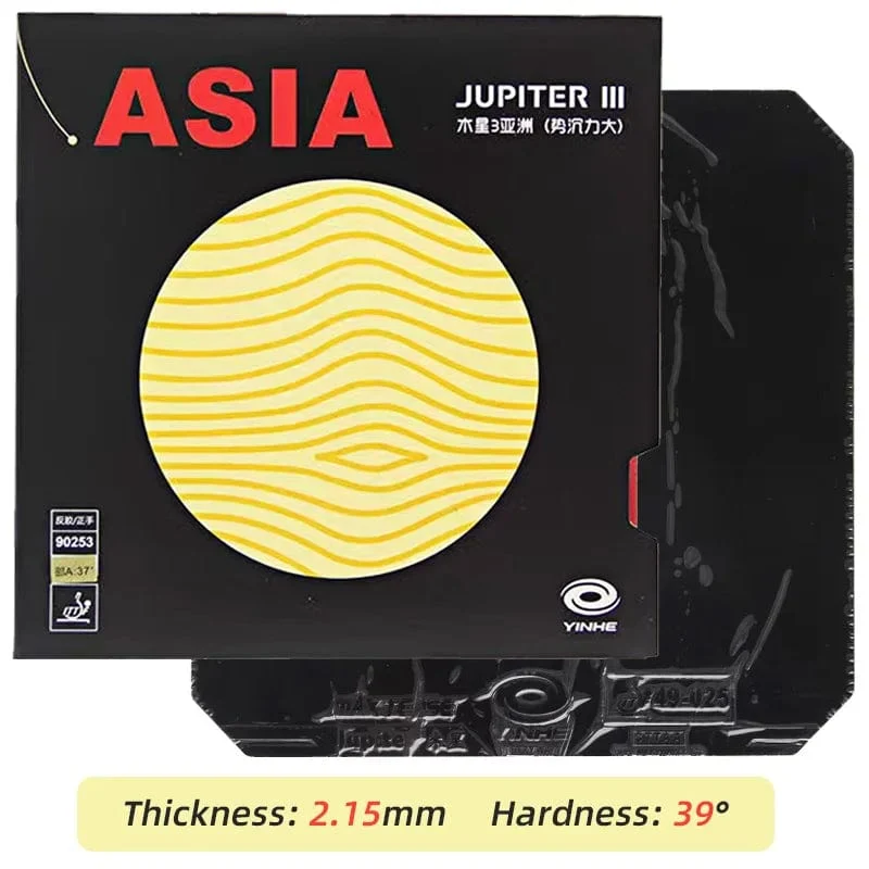 Yinhe Jupiter 3 Asia Tischtennis-Gummi, klebriger Ping-Pong-Gummi, gut für schnelle Angriffe, mit Schlaufenantrieb