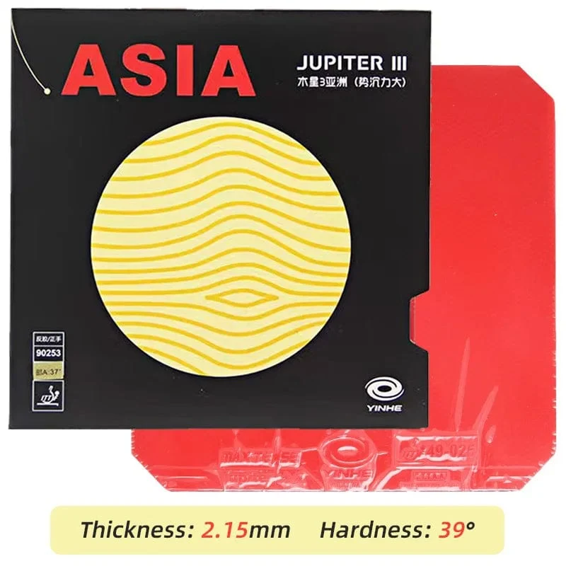 Yinhe Jupiter 3 Asia Tischtennis-Gummi, klebriger Ping-Pong-Gummi, gut für schnelle Angriffe, mit Schlaufenantrieb