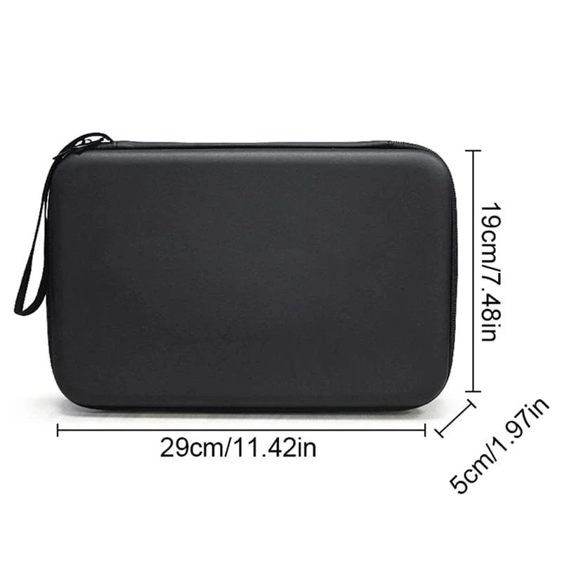 Tischtennisschlägertasche, hochwertige quadratische Handtasche, Schlägerbox, harte tragbare Sport-Schlägertasche mit Reißverschluss