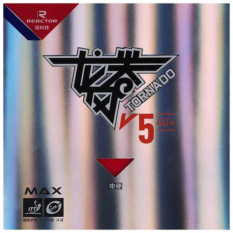Original Reaktor TORNADO V5 Tischtennis Gummi Klebrige Schleife Offensive Ping Pong Schwamm