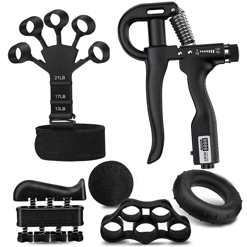 5–120 kg verstellbarer schwerer Handgriff-Stärker, Finger-Expander, Arm, Handgelenk, Unterarm, Trainer, Fitness-Greifer-Übung für Patienten