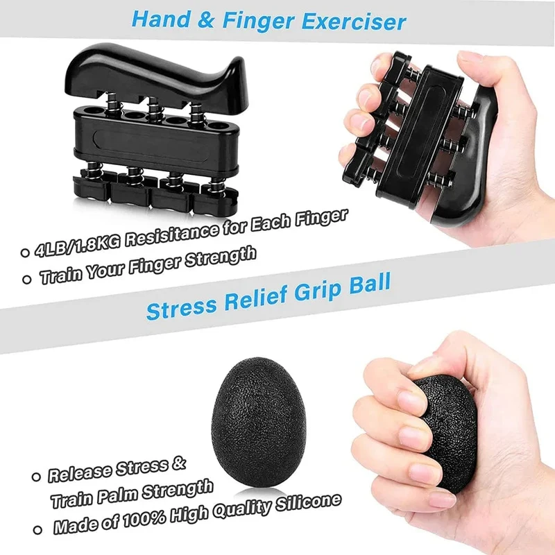 5–120 kg verstellbarer schwerer Handgriff-Stärker, Finger-Expander, Arm, Handgelenk, Unterarm, Trainer, Fitness-Greifer-Übung für Patienten