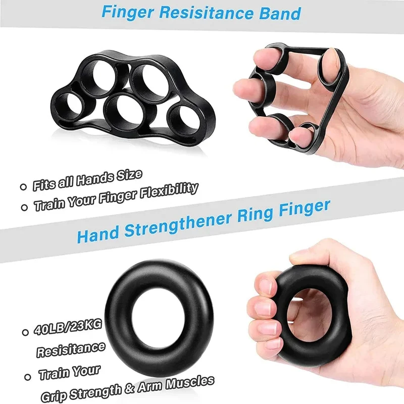5–120 kg verstellbarer schwerer Handgriff-Stärker, Finger-Expander, Arm, Handgelenk, Unterarm, Trainer, Fitness-Greifer-Übung für Patienten