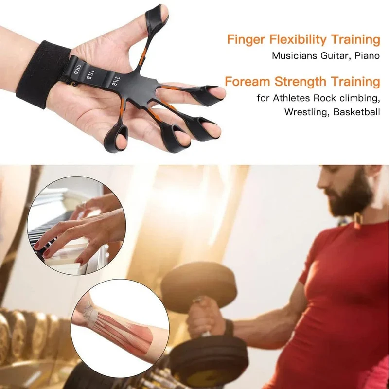 5–120 kg verstellbarer schwerer Handgriff-Stärker, Finger-Expander, Arm, Handgelenk, Unterarm, Trainer, Fitness-Greifer-Übung für Patienten