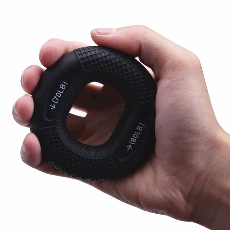 Silikon-verstellbarer Handgriff-Fingertrainer für Übungen, Karpaltunnelsyndrom, Muskeltraining, Fitnessstudio, Fitness, Handgriff-Stärkung
